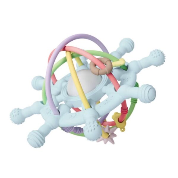 Jucarii dentitie pentru bebelusi, Silicon, Multicolor